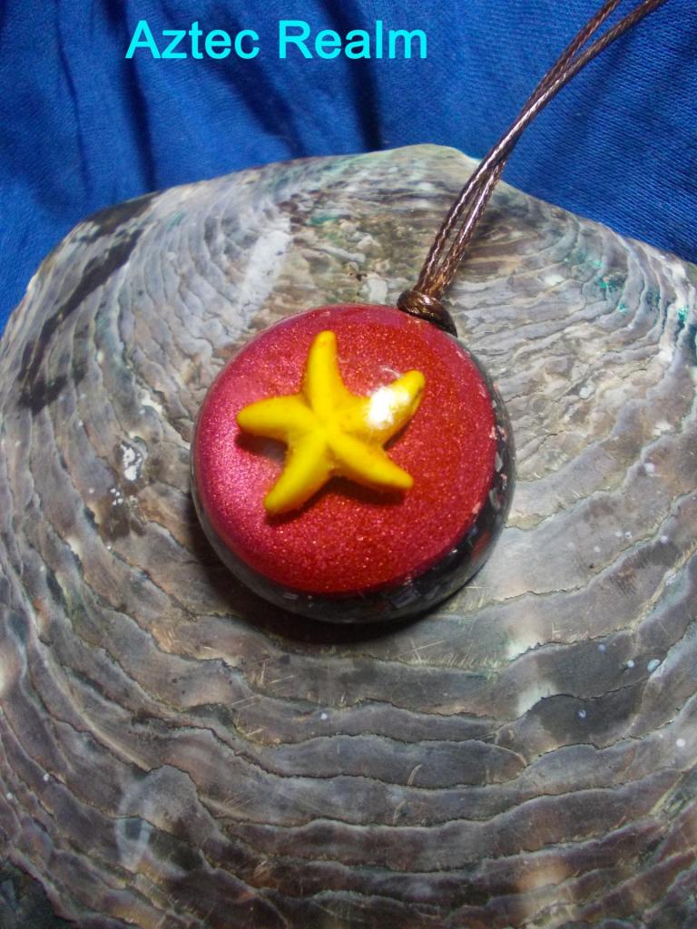 Orgonite pendentif ' Starfish '