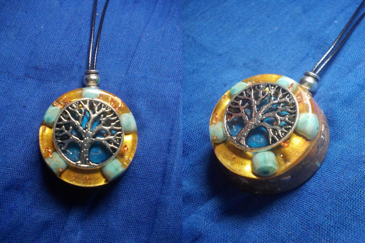 Orgonite pendentif ' Natural Tree ' ' mini'