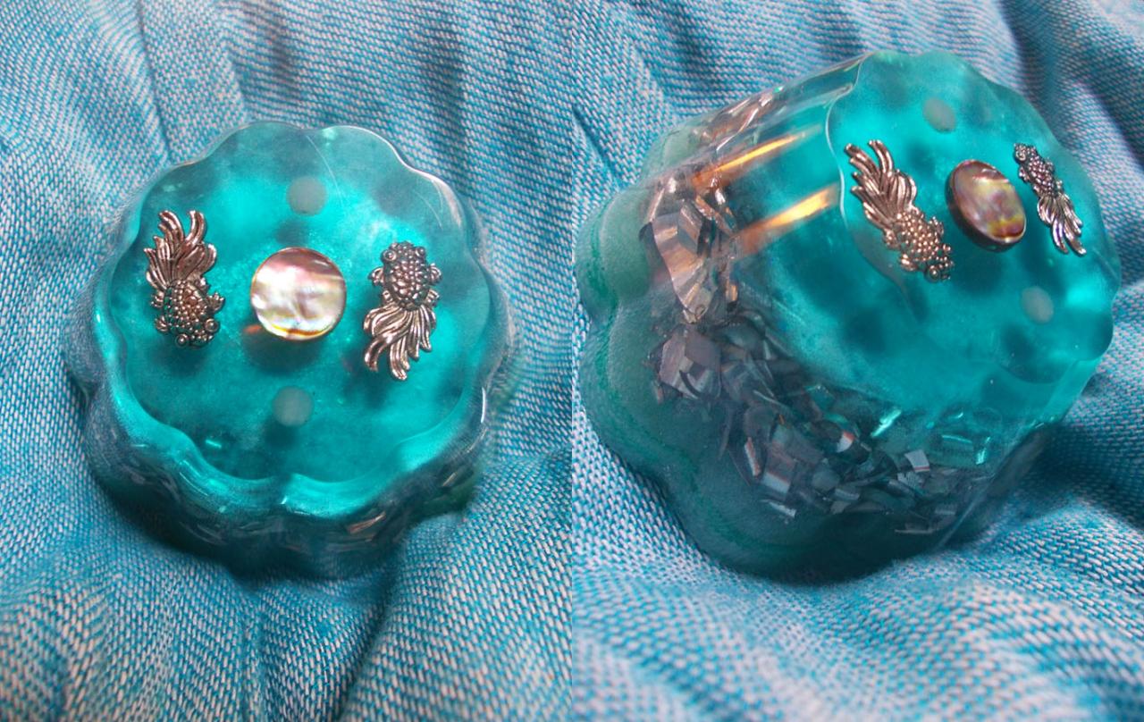 ' My Little fish ' avec Nacre marine et Amazonite***